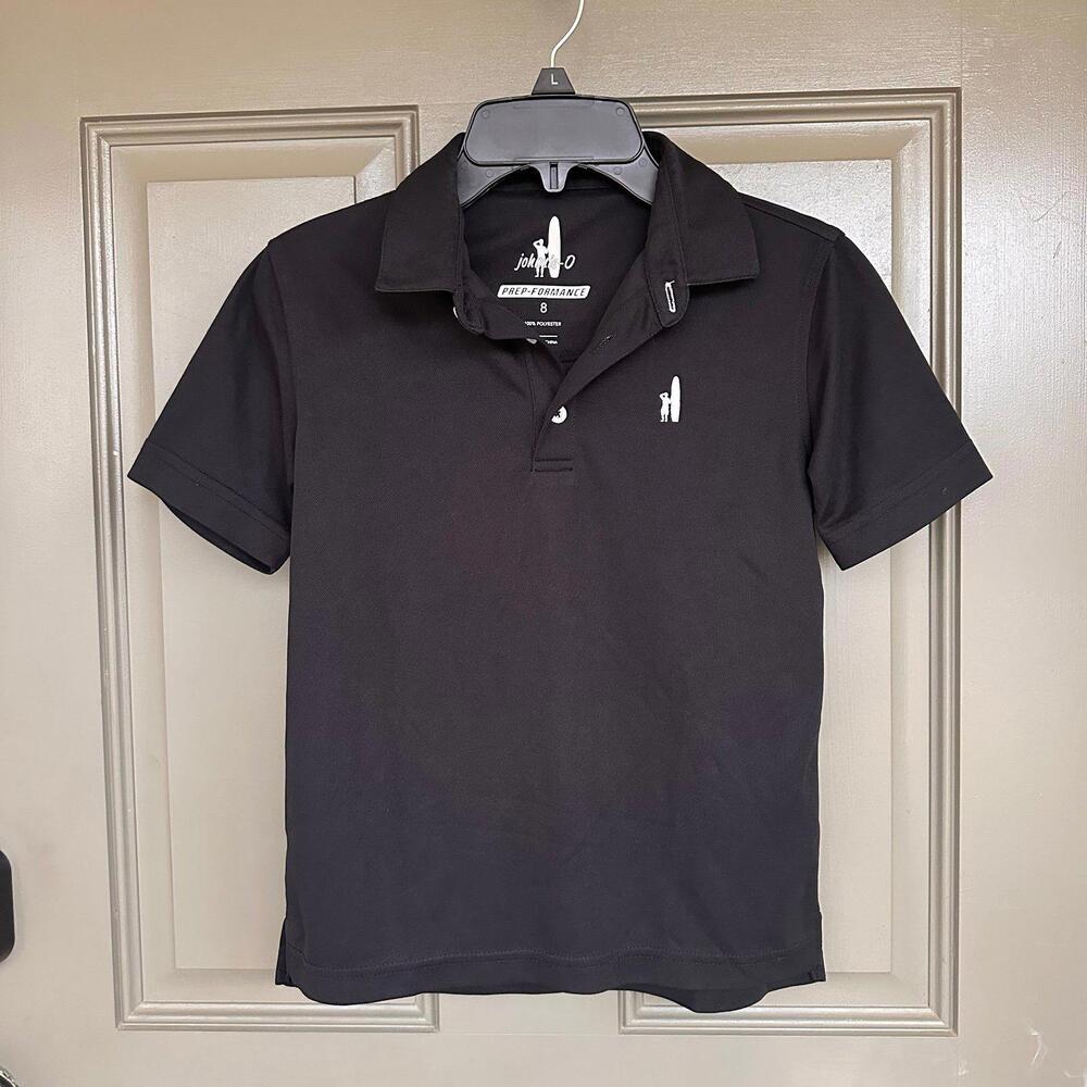 Johnnie-O Black Prep-Performance Polo‎ Shirt 8